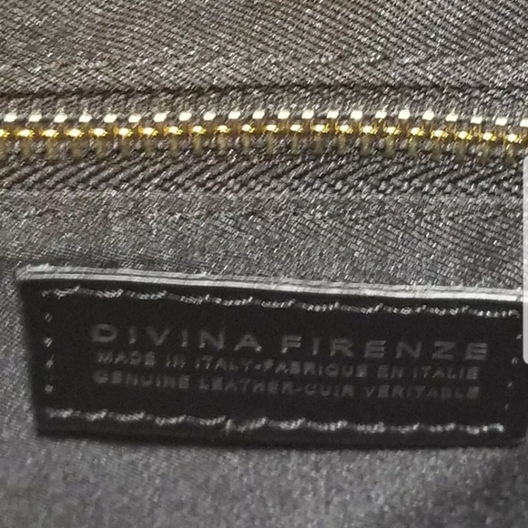 NEW Divina  Firenze genuine leather convertible bag backpack in Black - Picture 10 of 11